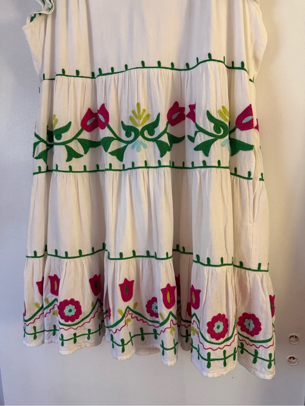 Roller Rabbit White Embroidered Dress - Picture 2 of 11